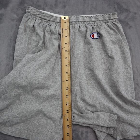 Champion Shorts Mens XL Gray Adjustable Waist Athletic Active Pull On Bottoms - Picture 4 of 14
